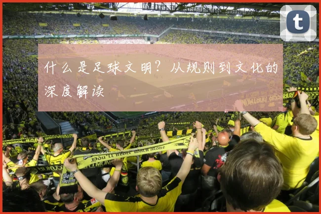 什么是足球文明?从规则到文化的深度解读